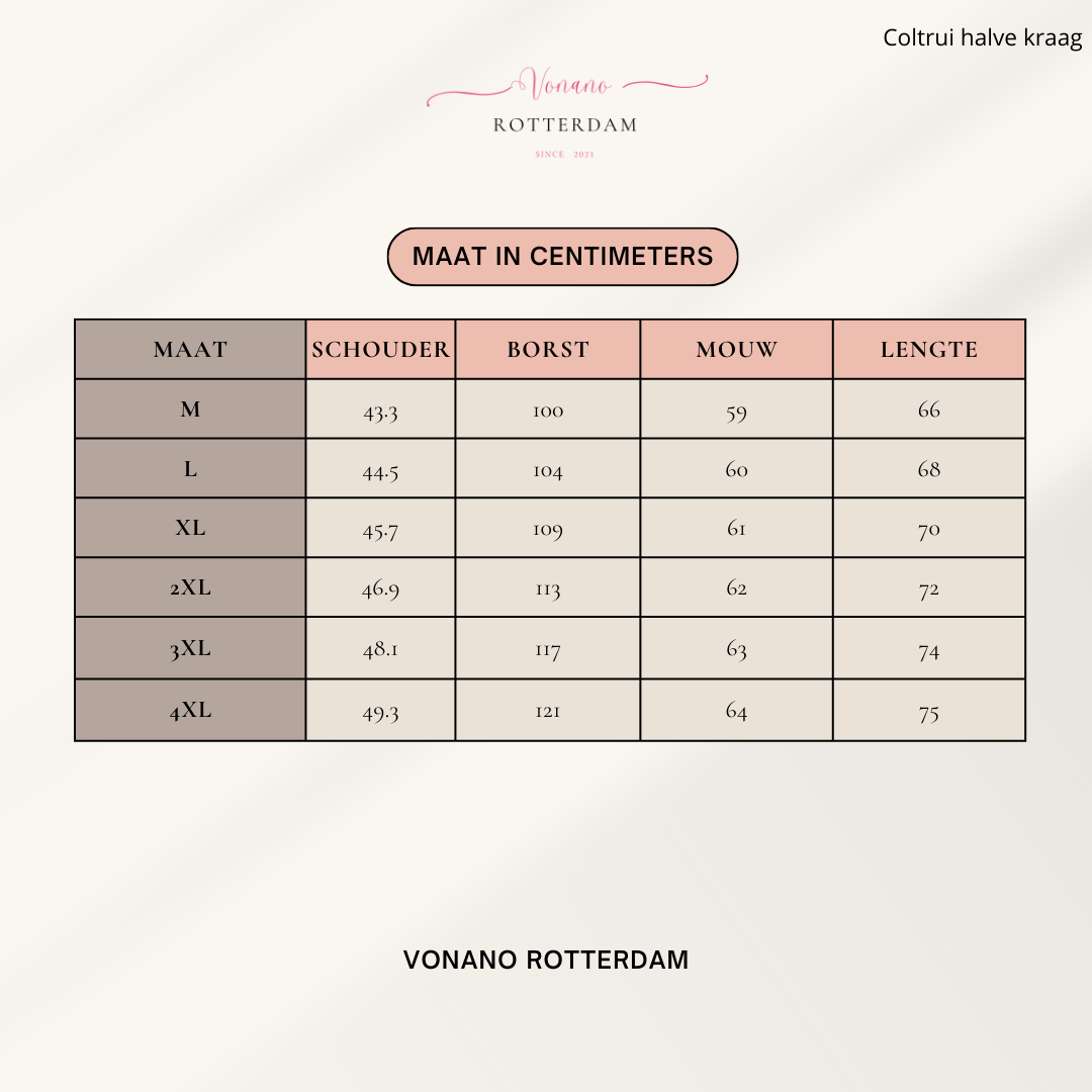 Essential Coltrui met halve kraag