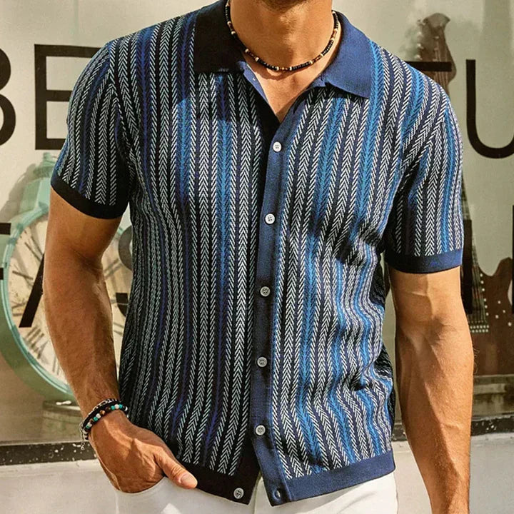Vintage Gestreept Polo Shirt voor Heren - Mark