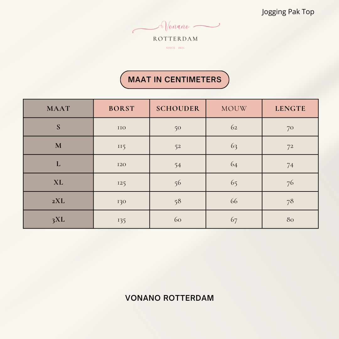 Luxe Jogging Pak met Capuchon