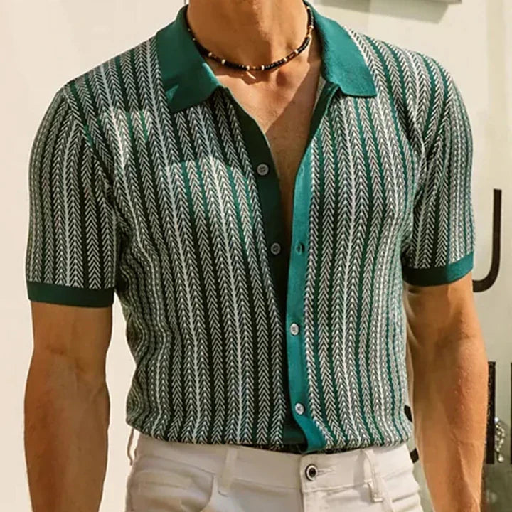 Vintage Gestreept Polo Shirt voor Heren - Mark
